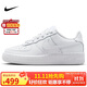 耐克NIKE板鞋女子大童空軍一號 AIR FORCE 1運動(dòng)鞋FV5951-111白38.5