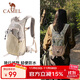 駱駝（CAMEL）輕便男女大學(xué)生越野跑騎行戶(hù)外登山雙肩背包 1152253010 卡其色