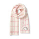 Hello Kitty圍巾女款秋冬可愛(ài)卡通百搭學(xué)生毛絨加厚凱蒂貓保暖圍脖 米色【格子】凱蒂貓圍巾