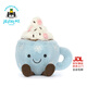 Jellycat趣味棉花糖熱巧克力毛絨玩具娃娃禮物2025圣誕新品送禮生日禮物 藍色 One Size