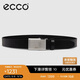 愛(ài)步（ECCO）男士商務(wù)休閑皮帶金屬扣正裝腰帶9105889黑色120cm禮盒裝七夕