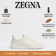 Zegna【雙11甄選】杰尼亞男鞋白色鹿皮Triple Stitch?奢華休閑鞋 白色 42 (8)