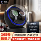 燦炫（canxuan）全自動(dòng)搖表器機械表專(zhuān)用雙表位手表?yè)u擺器轉表器家用防磁轉動(dòng)放置 充電款神舟2表位黑 開(kāi)蓋自停+燈