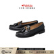 帕翠亞（Patricia）西班牙原產(chǎn)進(jìn)口2024春夏女鞋英倫平底樂(lè )福鞋羊皮鞋手工縫制03100 靜謐黑 35
