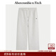 Abercrombie & Fitch【經(jīng)典直筒】小麋鹿圖案女裝25秋冬新款美式百搭衛褲147-5165 灰色 S (165/72A)