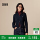 森馬梅花IP針織開(kāi)衫女短款立領(lǐng)刺繡春秋緊身上衣顯瘦109524106002
