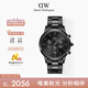 丹尼爾惠靈頓（DanielWellington）DW手表男三眼計時(shí)商務(wù)鋼帶男士腕表歐美表送七夕節禮物DW00100642