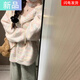 彌柯菲奶fufu慵懶風(fēng)連帽針織開(kāi)衫外套女軟糯休閑外穿毛衣春秋新款上衣潮 彩虹色 優(yōu)質(zhì)版 M 【建議90-105斤】