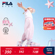 FILA斐樂(lè )兒童童鞋水母涼鞋2025年夏季新款男女小童魔術(shù)貼閃燈鞋 樸霧嫩粉/木槿紫-SP 32
