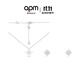 APM Monaco六芒星禮盒銀白項(xiàng)鏈耳飾項(xiàng)鏈套裝時(shí)尚飾品生日送女友禮物 六芒星項(xiàng)鏈+耳釘【品牌臻選】