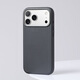 balueus適用iPhone17ProMax手機殼蘋果16Pro保護套新款15真皮鉆石紋磁吸全包防摔14系列13外殼新款 【灰色】真皮全包裹-新款鉆石紋 iphone 17 Pro Max