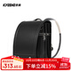 京商（Kyosho）日本小學(xué)生書(shū)包日式減負護脊禮品抗壓雙肩包男孩女童大容量背包 軟體黑色【100%日本標準】