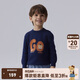PawinPaw卡通小熊童裝2025年春夏新款男女寶寬松圓領(lǐng)毛衣舒適柔軟