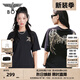 BOY LONDON【金翼鎖鏈】夏季短袖情侶款翅膀燙金潮牌圓領(lǐng)T恤N01918 黑色N01021經(jīng)典款 XL