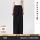 歌力思（ELLASSAY）2025夏季新款時尚百搭簡約氣質(zhì)休閑褲女EWB362K01900 經(jīng)典黑休閑褲 XS