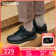 斯凱奇（Skechers）男士商務(wù)鞋秋季厚底通勤板鞋休閑鞋軟底舒適上班鞋77156