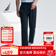 諾帝卡（NAUTICA）【商場(chǎng)同款】男裝25春夏新款天絲亞麻休閑褲男PO5212 藏青4NV M
