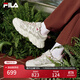 FILA 斐樂(lè )官方女鞋老爹鞋運動(dòng)鞋2025秋季新款鞋子蕨草鞋2休閑鞋 豆腐白/咖啡棕-ST 37.5