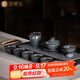 金鑲玉【龍泉青瓷】龍泉青瓷茶具套裝陶瓷 家用高端泡茶套裝送禮禮盒裝 龍泉青瓷蓋碗套裝