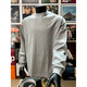 杜小閑 花灰色美式重磅長(cháng)袖t恤男春秋純棉小領(lǐng)口衛衣正肩圓領(lǐng)內搭打底衫 淺灰色 90%買(mǎi)家選擇 XL [推薦120-140斤]
