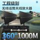 depusheng得普聲WANT8無(wú)線(xiàn)麥克風(fēng)天線(xiàn)放大器信號增強1000米傳輸抗干擾360°無(wú)死角 8路天線(xiàn)放大器