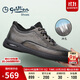 金利來(lái)（Goldlion）男鞋男士沖孔涼鞋透氣舒適耐磨休閑皮鞋G506230114RRD灰色40碼
