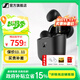 森海塞爾（Sennheiser）Accentum Open藍(lán)牙耳機(jī)無線耳機(jī)半入耳式音樂HIFI聽歌AI聲音拾取IPX4防水生日中秋節(jié)國慶節(jié)禮物 經(jīng)典黑【半入耳】京倉發(fā)