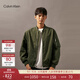 Calvin KleinJeans【防風(fēng)防水】春秋男士ck戶外防曬棒球夾克外套J327097 LDD-橄欖綠 S