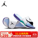 Jordan男子運動(dòng)拖鞋一字拖 魔術(shù)貼 顆粒按摩 運動(dòng)鞋555501-103白/藍40