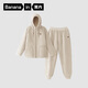 蕉內【王一博同款】絨絨506H羊羔絨睡衣男士家居服連帽情侶套裝秋冬季
