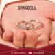 DRAGBOLL鉑金對戒PT950情侶對戒純銀戒指結婚求婚紀念日送女友生日禮物 輕奢款-流星情侶對戒【活口自由調節】