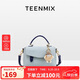 天美意（TEENMIX）女包牛皮劍橋包高級(jí)感手提斜挎包通勤單肩包生日禮物送女友老婆