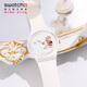 斯沃琪（Swatch）瑞士手表 女王的慶典 節日禮物 考試表變色石英女士腕表GZ711