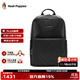 暇步士（Hush Puppies）真皮雙肩包男士商務(wù)休閑大容量電腦包14英寸時(shí)尚編織高檔旅行男包 HA-1211058W-5720