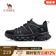 駱駝（CAMEL）新款女士休閑鞋輕便軟底簡(jiǎn)約舒適戶(hù)外徒步鞋 G24S342016黑色 (女款) 37