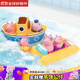 小豬佩奇過(guò)家家玩具夏日戲水洗澡玩具輪船玩偶公仔寶寶女孩生日禮物