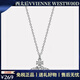 VVIENNE WESTLOCK【專(zhuān)柜正品】順豐包郵禮盒裝西太后經(jīng)典土星項鏈單鉆鑲鉆星球禮物 銀色單鉆土星項鏈