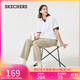 斯凱奇（Skechers）閃穿褲女休閑褲顯瘦運動(dòng)褲2025新款秋吸濕速干直筒褲P225W290