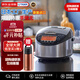 虎牌（TIGER）電飯煲 原裝進(jìn)口IH加熱三層土鍋涂層內膽電飯鍋家用3-4個(gè)人24小時(shí)預約JKT-F10W SKZ 銀黑色 3L