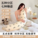 浪莎（LangSha）抱枕女生睡覺(jué)專(zhuān)用夾腿側睡孕婦床上長(cháng)條抱枕護腰側睡夾腿糖果枕 EPS熊貓【多功能靠墊安撫枕】 30cm*200cm 含枕芯