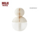 無(wú)印良品（MUJI）紙質(zhì)擴香 擺件 擺件 裝飾 禮物 玻璃 雪人