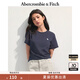 ABERCROMBIE & FITCH【百搭純色】女裝25夏季經(jīng)典小麋鹿修身圓領(lǐng)短袖T恤KI139-5759 海軍藍 S (165/92A)