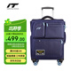 INTERNATIONAL TRAVELLER英國(guó)IT拉桿箱登機(jī)旅行箱萬(wàn)向輪超輕行李箱20英寸牛津布軟箱1157藍(lán)