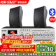 先科（SAST）DW70套裝30W壁掛式音響音箱喇叭120W功放店鋪商用工程會(huì )議舞蹈室家用餐廳公共廣播背景音樂(lè )一拖二