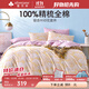 雅芳婷（A-Fontane）床笠款全棉四件套枕套被套田園風(fēng)雙面印花純棉床上套件可機洗床品 P349-秋日絮語(yǔ)（床笠款） 40支 1.8米四件套 床笠款 （被套249*229cm）