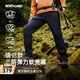 諾詩(shī)蘭（NORTHLAND）【白樺林】軟殼褲男戶(hù)外防風(fēng)防潑加絨風(fēng)雪長(cháng)褲子徒步登山褲