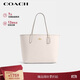 蔻馳（COACH）【品牌直供】女士大號單肩托特包白色皮革CR111IMCHK