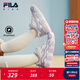 FILA斐樂(lè )兒童童鞋跑步鞋2025年冬季新款男女小童運動(dòng)鞋子籃球鞋 奶白/石南紫-GA 32