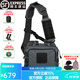 5.11（TACTICAL SERIES ） 軍迷單肩包 511戰術(shù)通勤包裝備彈夾包斜挎包56180 黑灰色026