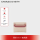 CHARLES&KEITH簡(jiǎn)約拼色飾女士卡包包女包生日禮物CK6-50680739-2 淺粉色